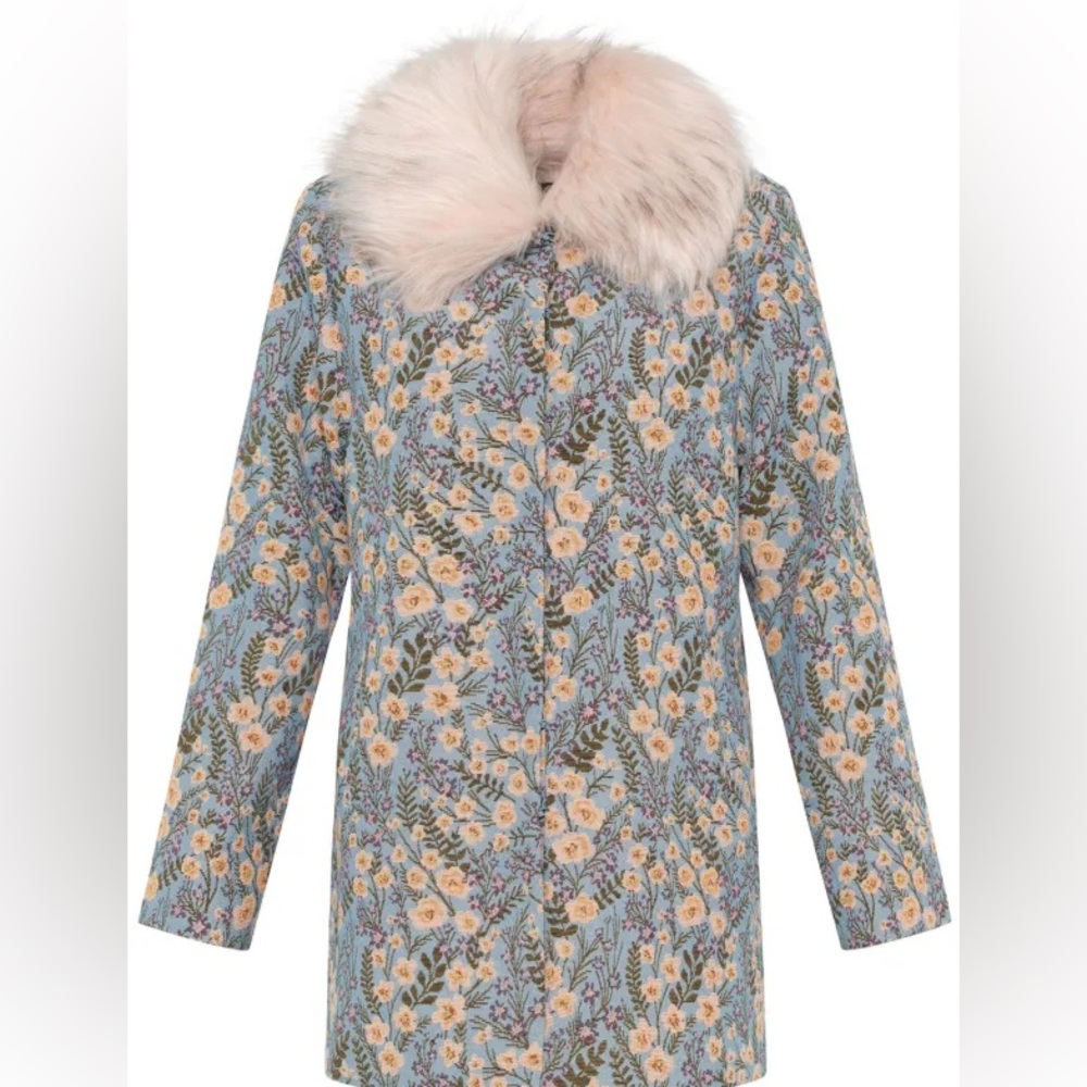 Unreal Fur Feuilles Mortes Coat (NWT) - Picture 7 of 9